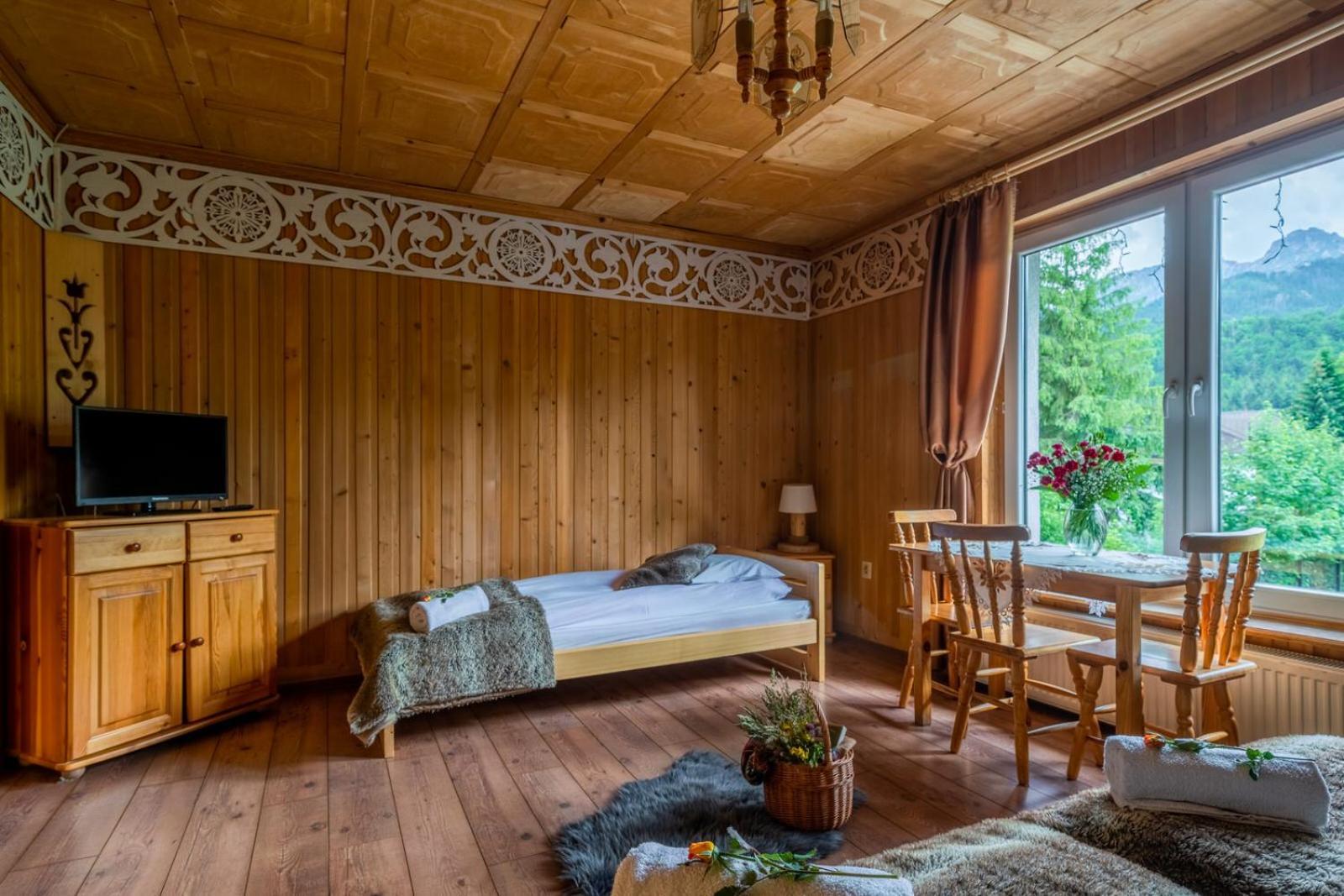 Pokoje Z Widokiem Na Gory I Prywatny Domek Z Zadaszona Altana - Grillem I Ogniskiem. Zakopane Exterior photo